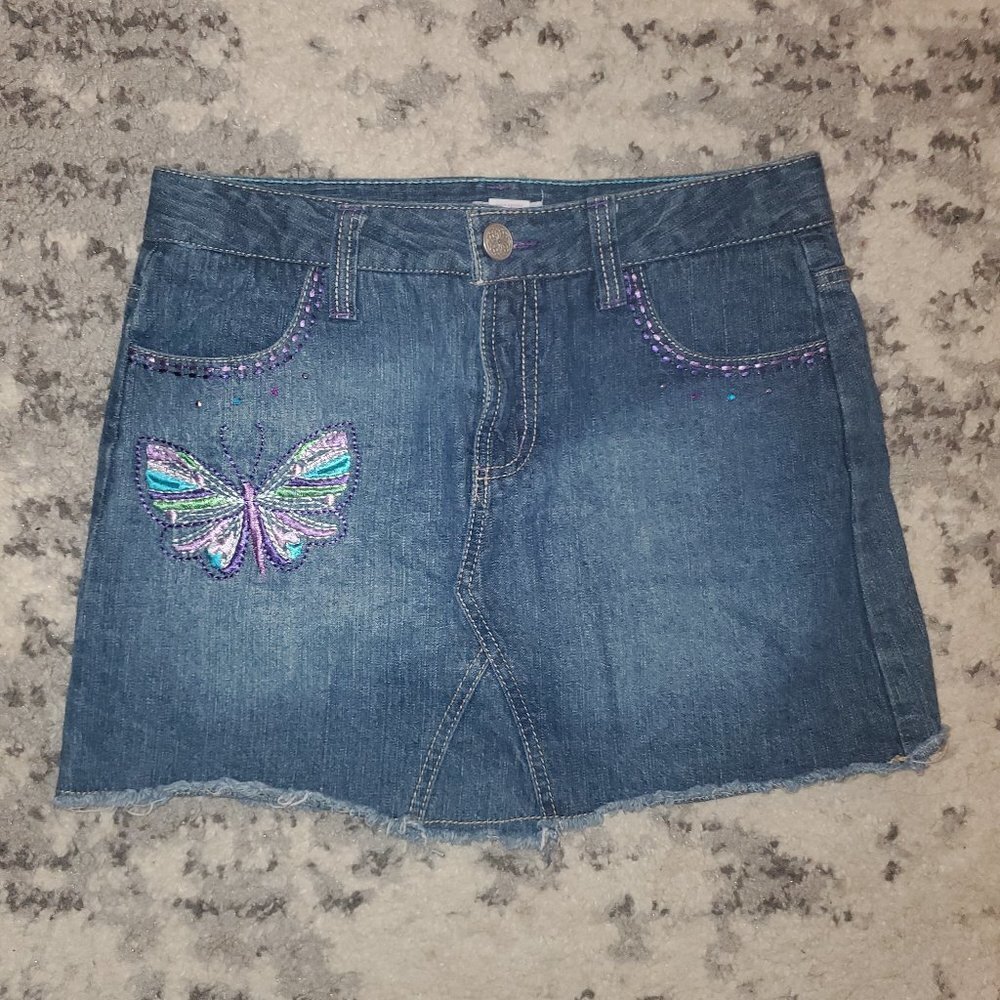 Circo Girls Denim Skirt || XL || EUC